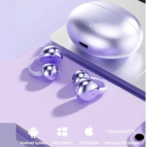 Imagen 2 del producto Auriculares Bluetooth inalámbricos verdaderos estilo clip con orejas abiertas y sin flujo de oreja, adecuados para Huawei, Apple y Android Devic