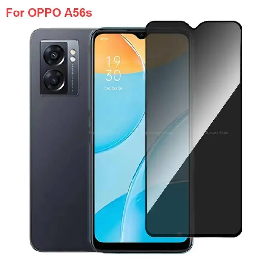 

Oppo A56s PFTM20 Anti Spy Privacy Tempered Glass Protector Compatible For Oppoa56s Full Cover Screen Phone Film