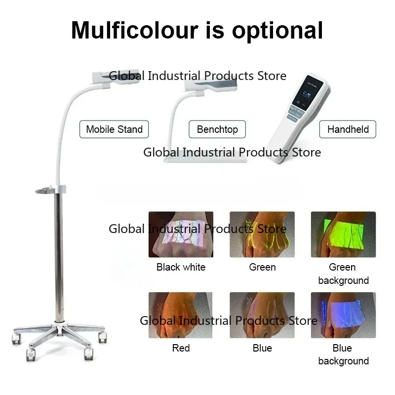 Handheld Vein Finder Medical Vein Projection Viewer Vascular Detector Illuminator for Healthcare Professionals