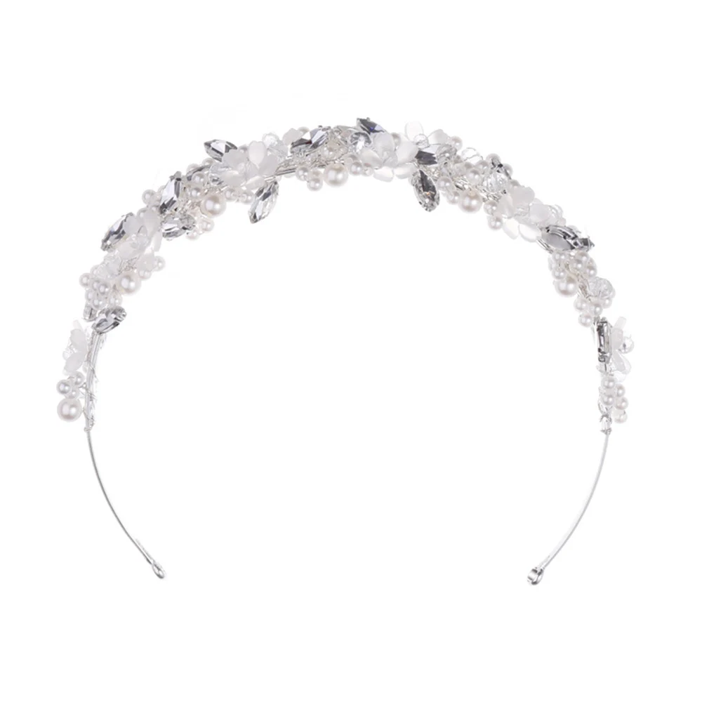 Woman's Metal Hair Hoop with Hypo-allergenic Alloy Elegant Nonslip Headwear for Outdoor School Performances