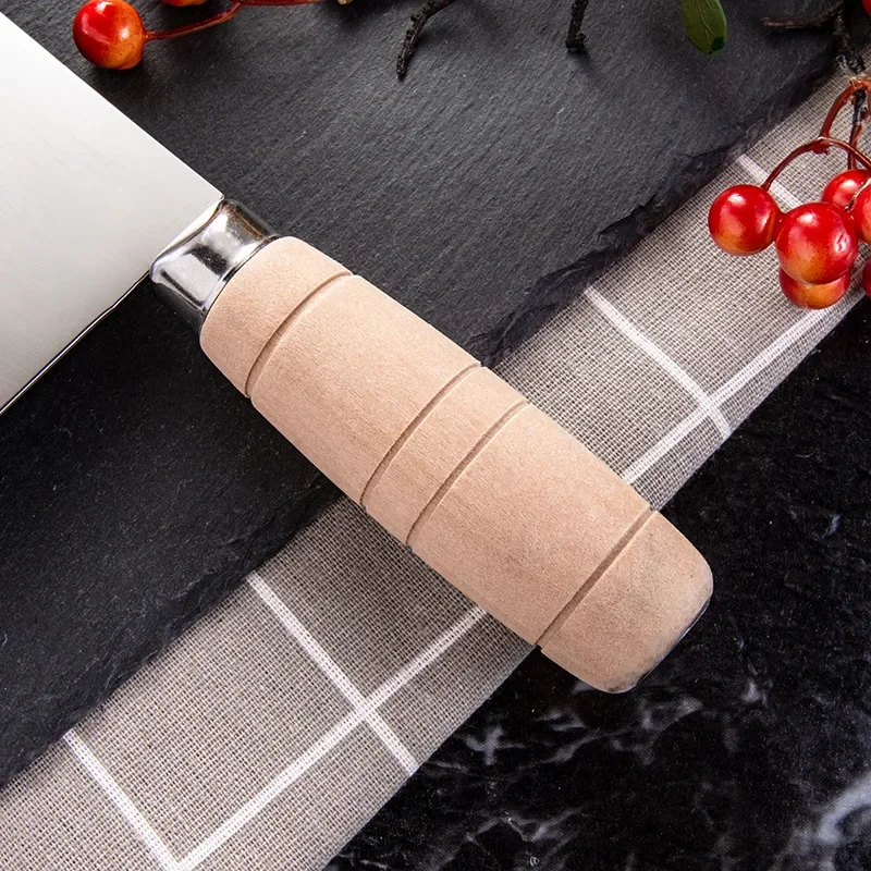 8 inch Blade Cleaver Knife Stainless Steel Kitchen Knife Slicing Knife Chef Slice Meat Vegetable Knives Chinese Chef‘s’Cleaver