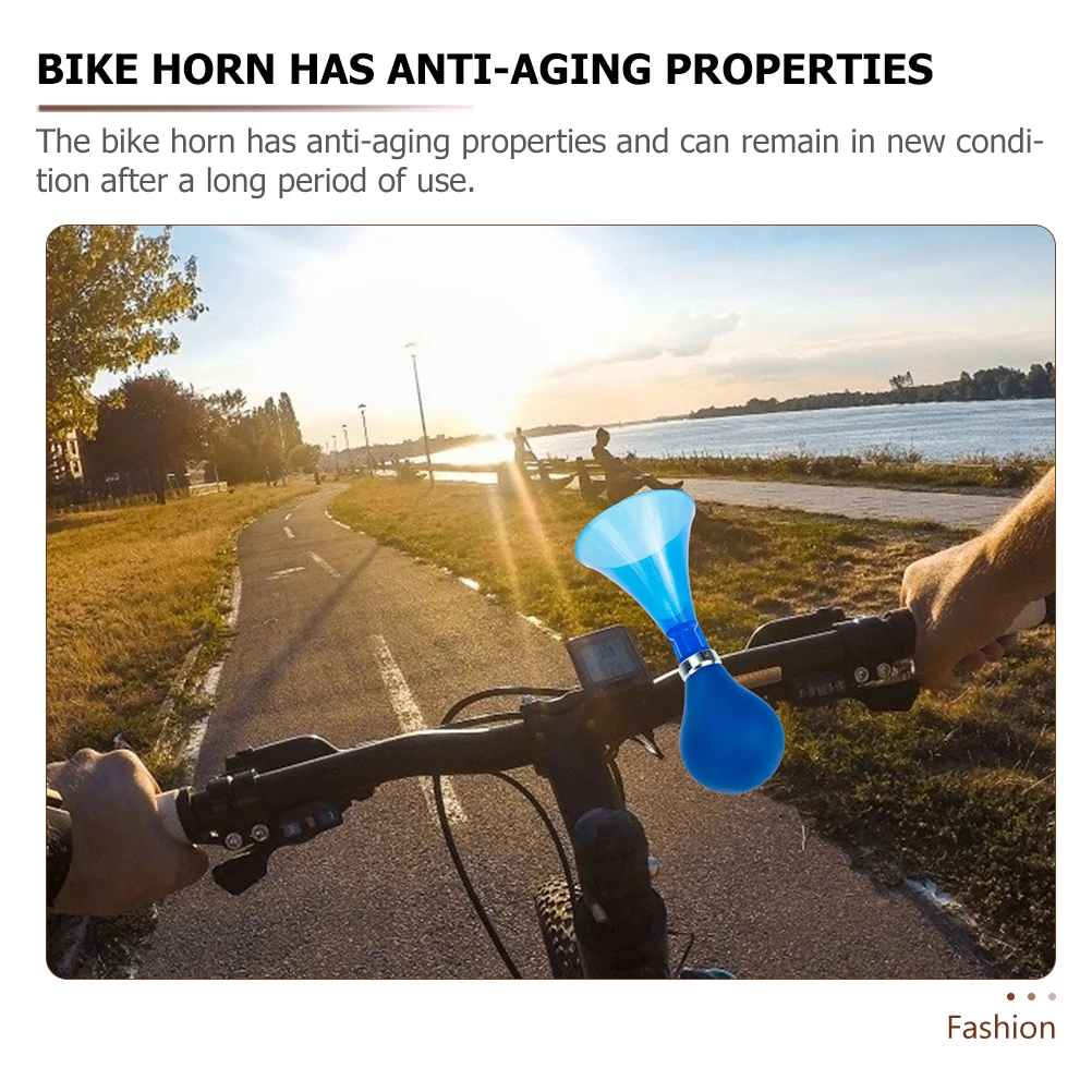 

2Pcs Bike Horn Compact Squeeze Durable Loud Air Horn for Mountain Road Bikes Safety Alert Pocket Bike Part Bicycles Supply