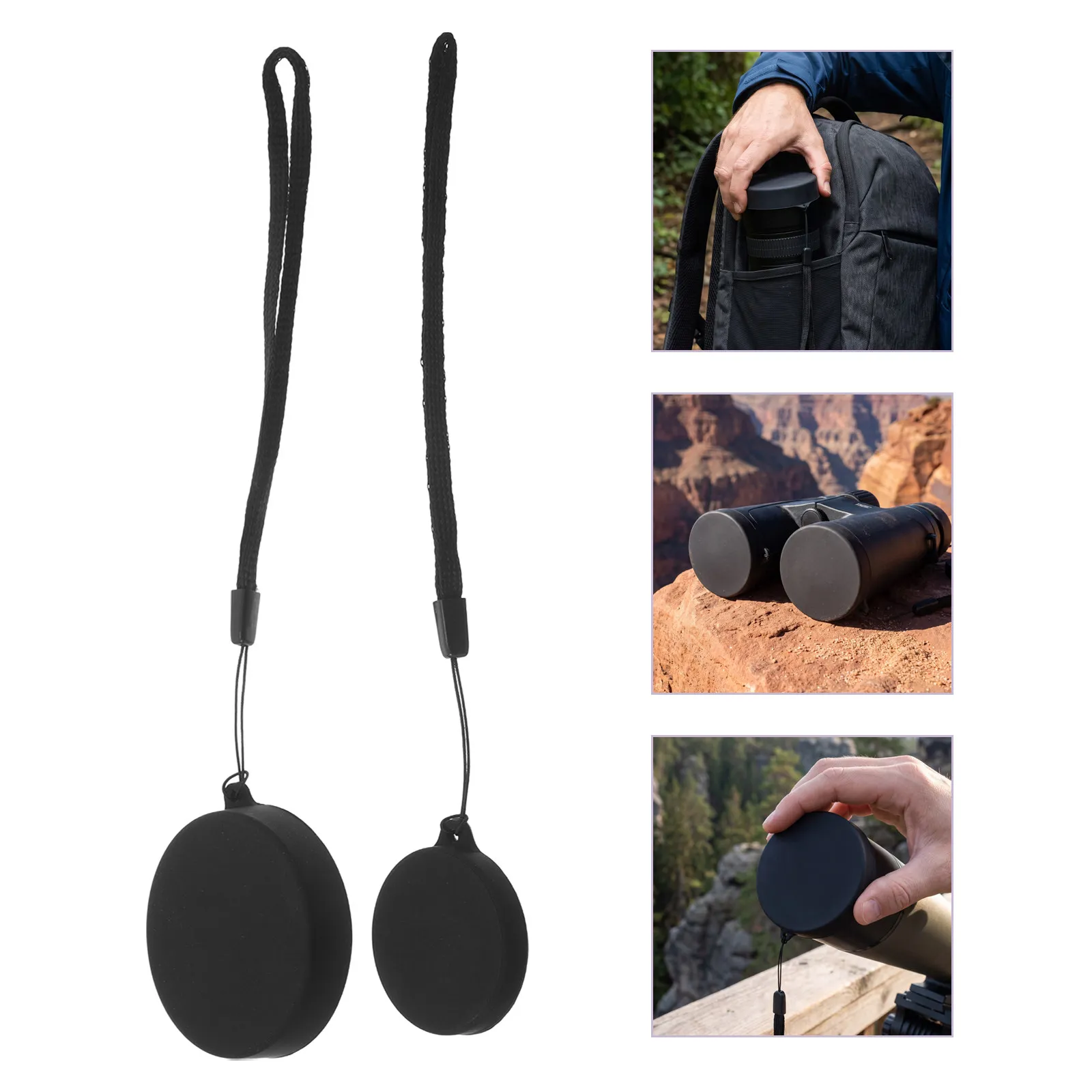 Waterproof Dustproof Cover for Telescope Lens Protective Cap Outdoor Use Dust Prevention Long-Lasting Dustproof Cover