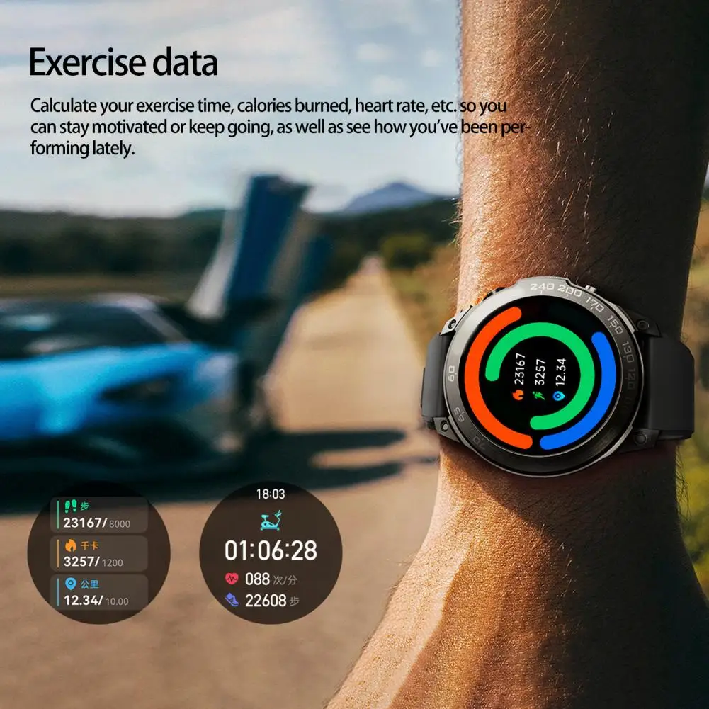 電子スポーツウォッチ,屋外リストバンドリストバンド,リモコン,466x466解像度,400mah