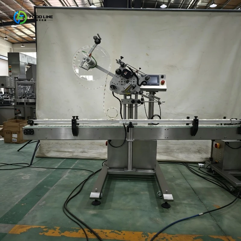 Labeling Machine Portable Semi Auto Label Sticking Machine For Small Business FL Customized
