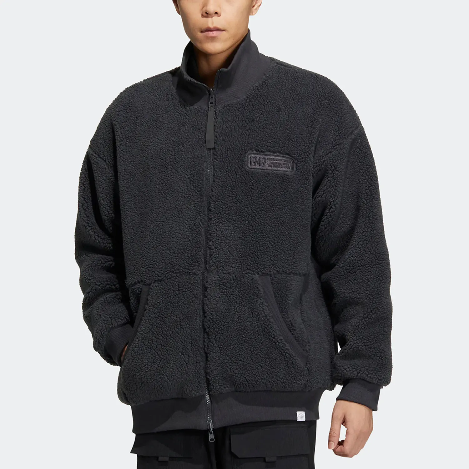 

Adidas genuine genuine New Men's Fleece Sports Loose Jacket IK3507