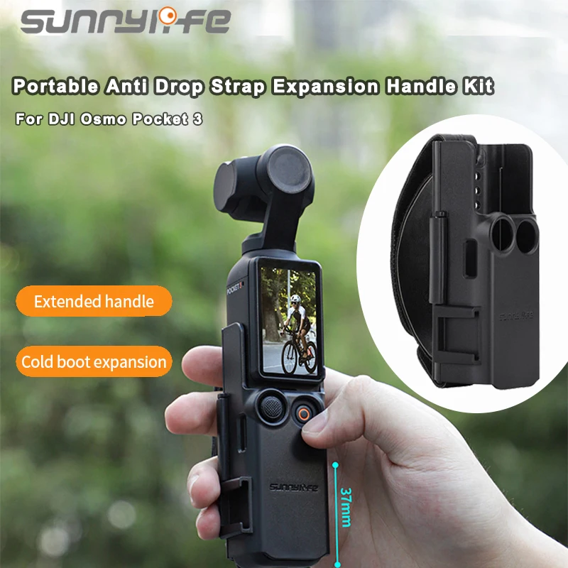 

Sunnylife Hand Band For DJI Osmo Pocket 3 Protective Case Lanyard Expansion Frame Cold Shoe Handle Cover Portable Anti Drop