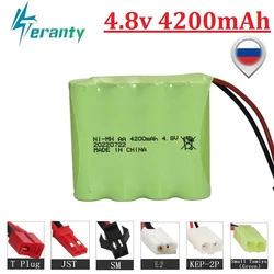 4200mah 4.8v Nimh akumulator AA na zabawki zdalnie sterowane samochody zbiorniki Robot pistolet NiMH bateria AA 4.8v 3000mAh bateria do zdalnie sterowana łódka Rc 1 sztuk