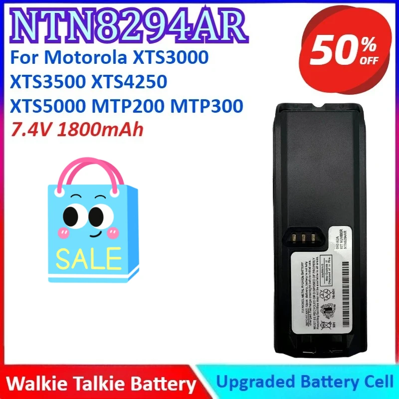 

NTN8294AR 7.4V 1800mAh Walkie Talkie Battery For Motorola XTS3000 XTS3500 XTS4250 XTS5000 MTP200 MTP300 High Quality