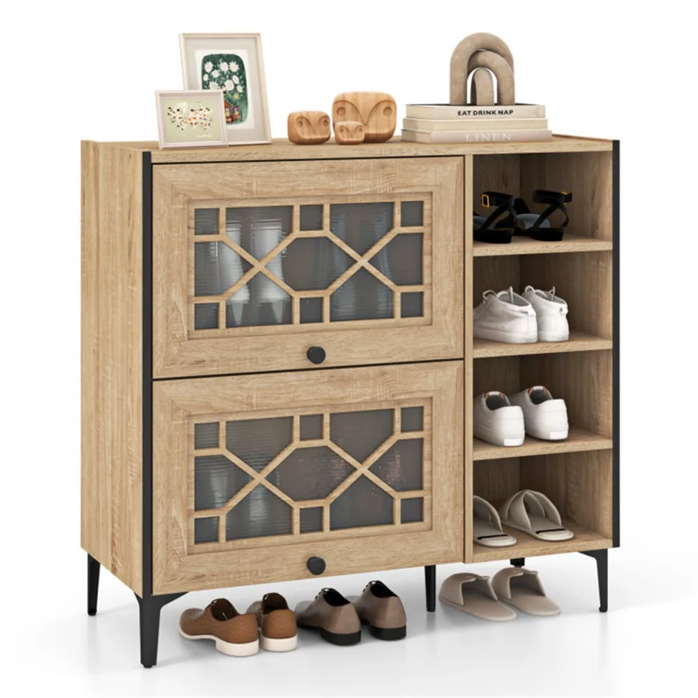 

Entry shoe cabinet with adjustable shelf, Shoe Cabinets