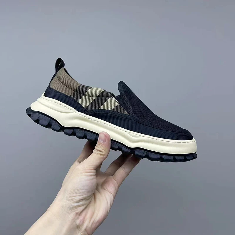 Men\'s Summer Canvas Shoes Ice Silk Cloth Shoes Breathable Casual Popular Fashion Flat Shoes