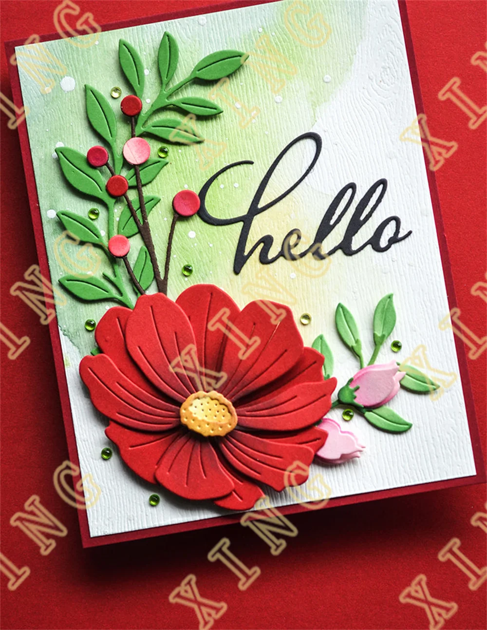 Just A Note Scripted Hello Scripted Metal Cutting Die Scrapbook Embossed Paper Card Album Craft Template Cut Die Stencils