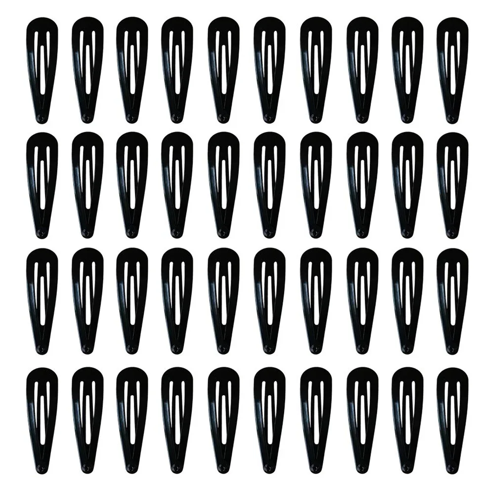 Black Hair Clips Adults Children Hair Accessories Tassel Clip Hair Tools Decorative Items 30pcs