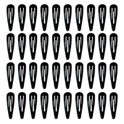 Black Hair Clips Adults Children Hair Accessories Tassel Clip Hair Tools Decorative Items 30pcs