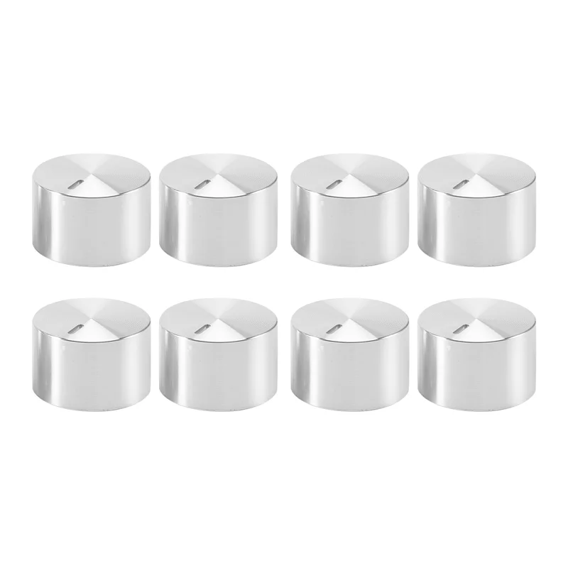 

8Pcs Aluminum Alloy Rotary Switches Round Knob Gas Stove Burner Oven Kitchen Parts Handles for Gas Stove