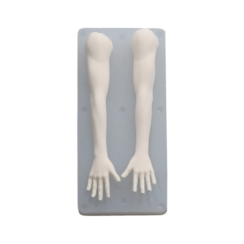 Silicone Handmade Pendant Molds Crafting Supplies Human Arm for Resin Art E0BF