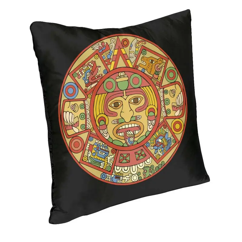 Mexico Aztec Calendar Pillow Sofa Luxury Cushion Cover Car Pillowcase