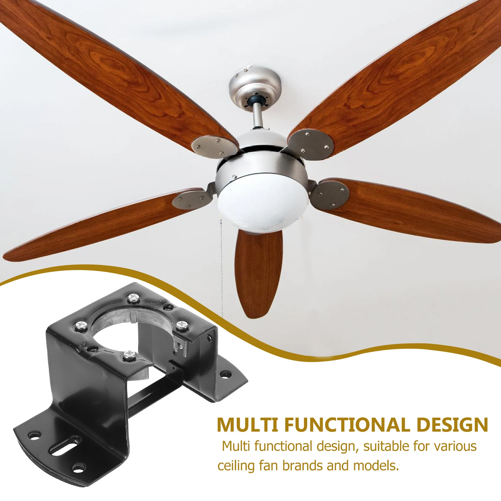 

Ceiling Accessories Mounting Bracket Installation Tool Heavy Duty Universal Electric Fan Parts HangingBracket Kit Fan Light