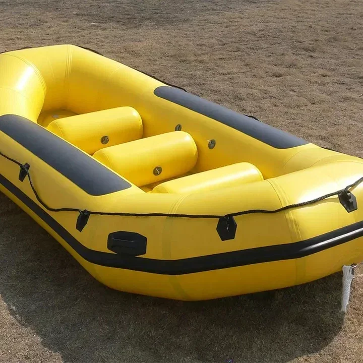 

Reinforced bottom rafting boat hypalon PVC inflatable raft boat whitewater river lake raft boat drifting