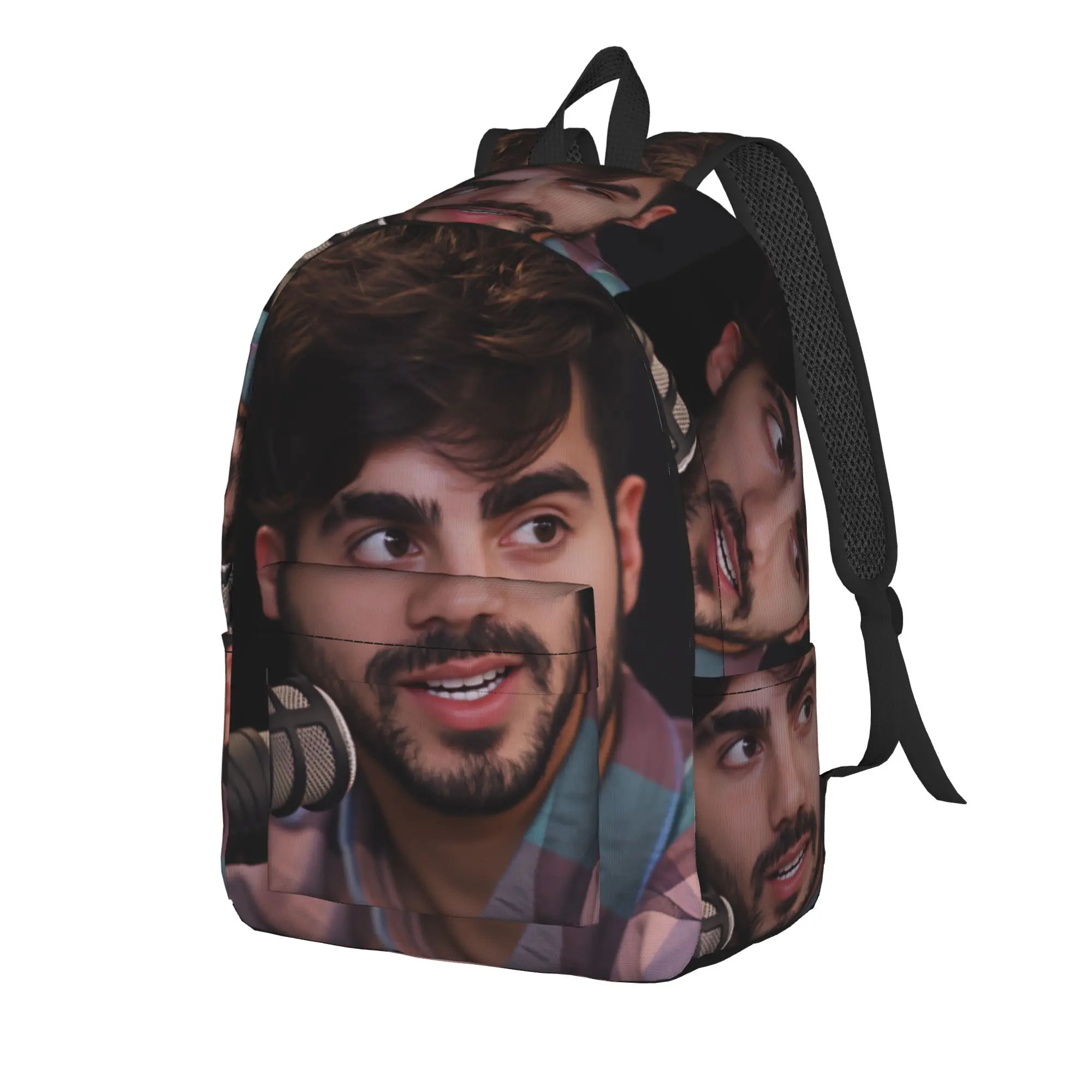 Fede V-Vigevani Backpack Club Misterios Daily Backpacks Men Colorful Soft School Bags Kawaii Rucksack