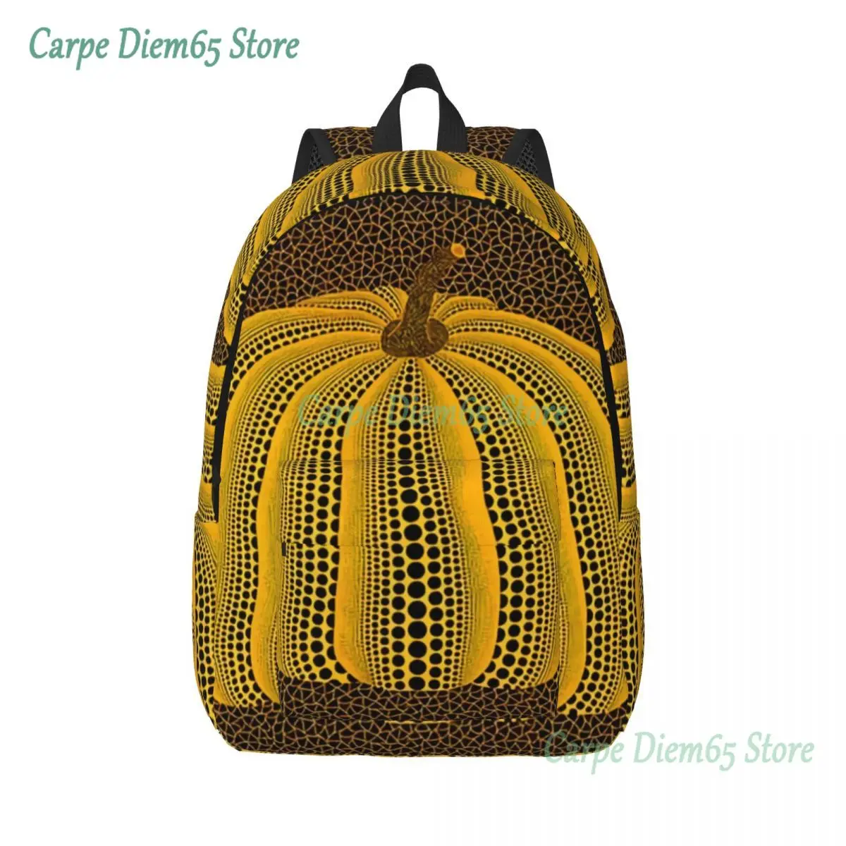 

Yayoi Kusama Pumpkin Canvas Backpacks for Men Women Waterproof College School Abstract Art Bag Printing Bookbag