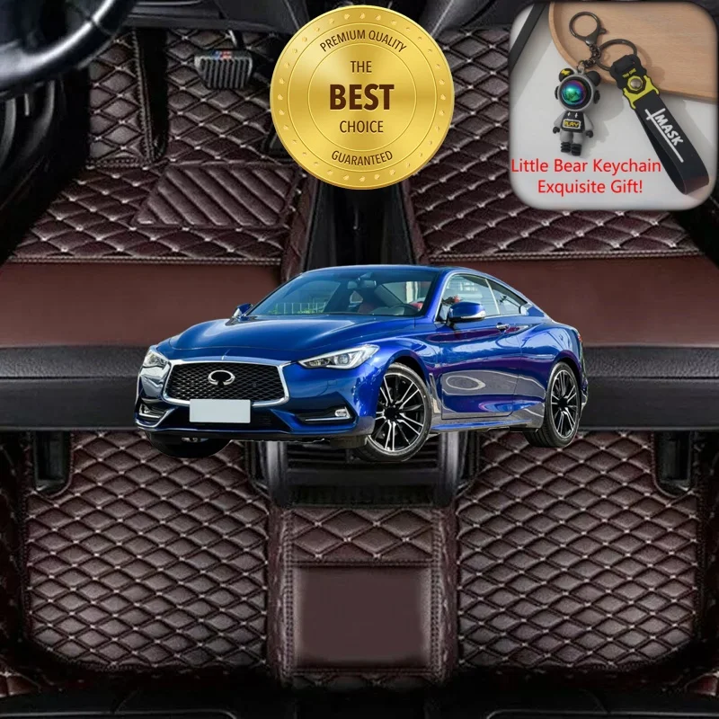 

Customized Fit for Infiniti Q60 2014-2022 Car Floor Mats Car Accessories Tailored Luxury Auto Carpet Mats Left/Right-hand Drive