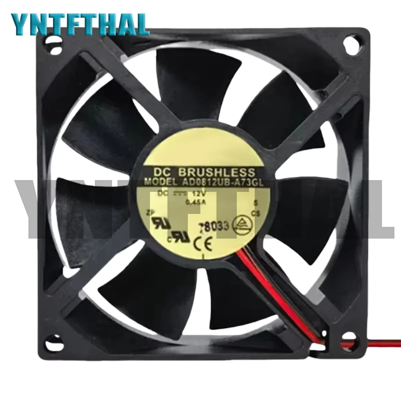 

Новый охлаждающий вентилятор для AD0812UB-A73GL 0,45 А 8025 12 В с двойным шарикоподшипником