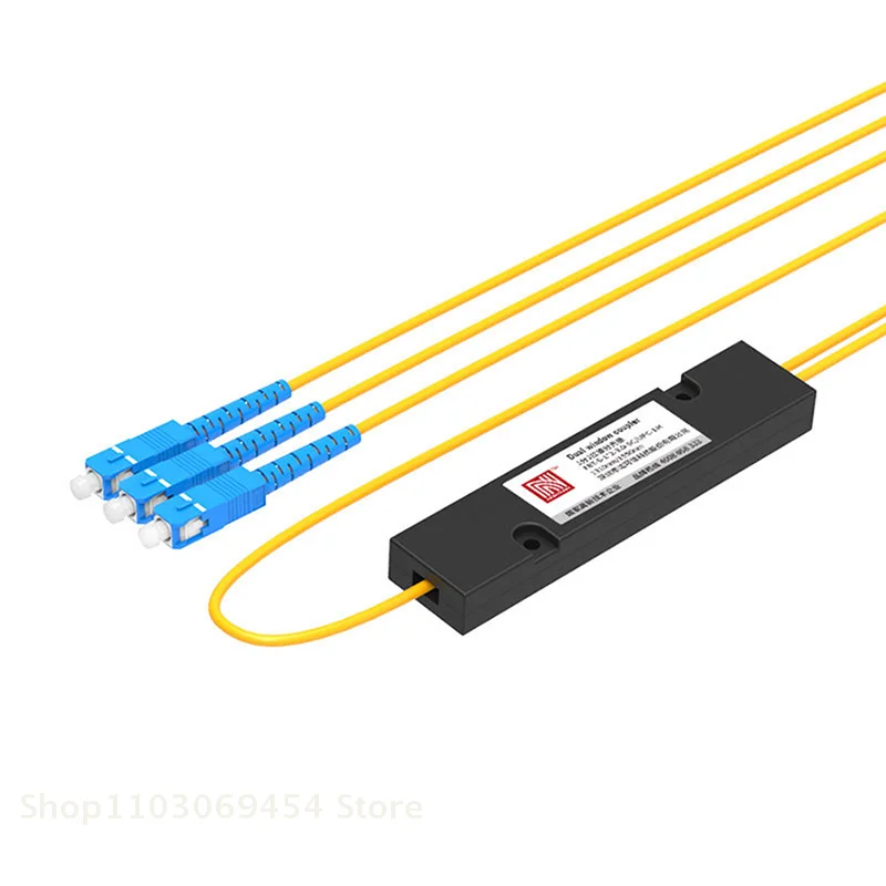 Internal Computer Cable Sleeve PLC Splitter SC APC 1X2 EPON optical splitte Singlemode Fiber SC/UPC PCL Splitter