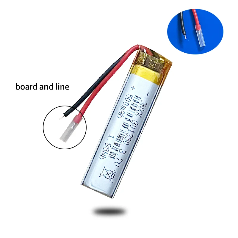 2-12 PCS 801350 500mAh 3.7 V polymer lithium-ion battery for POS machine GPS positioner ordering machine driving recorder