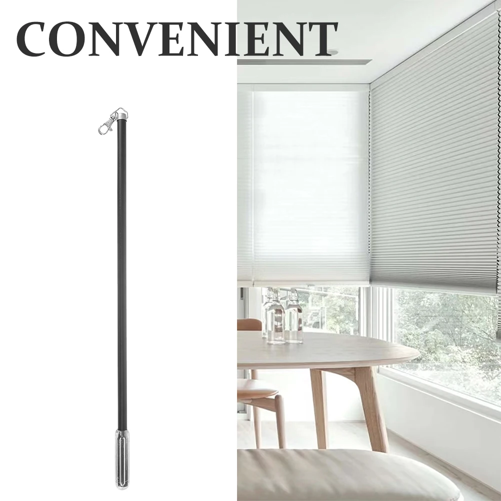 

Curtain Rod Opener and Closer Window Curtains Push Pull Stick Puller Wands Plastic Rods for Blinds