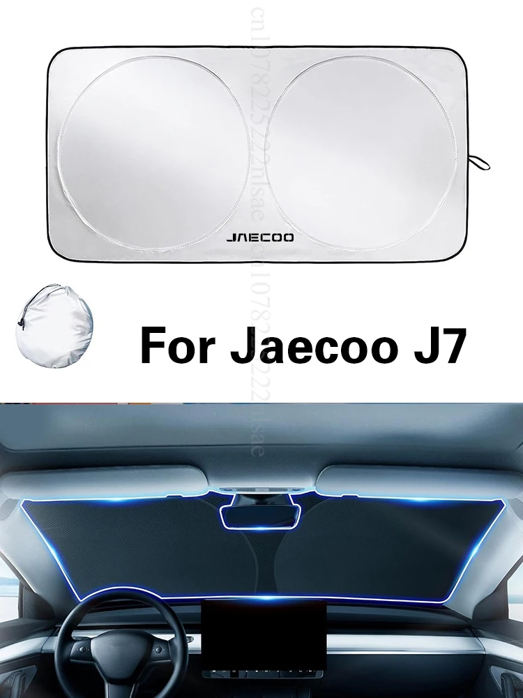 

For Chery JAECOO J7 2025 Car Front Windshield Sunshade Windshield Sunshade Cover Anti UV Protection Accessories