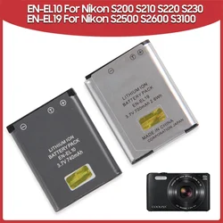 Replacement Battery EN-EL10 EN-EL19 For Nikon S4200 S3600 S2500 S2800 S900 S7000 COOLPX S100 A100 S2550 S2750 S230 S570 S60