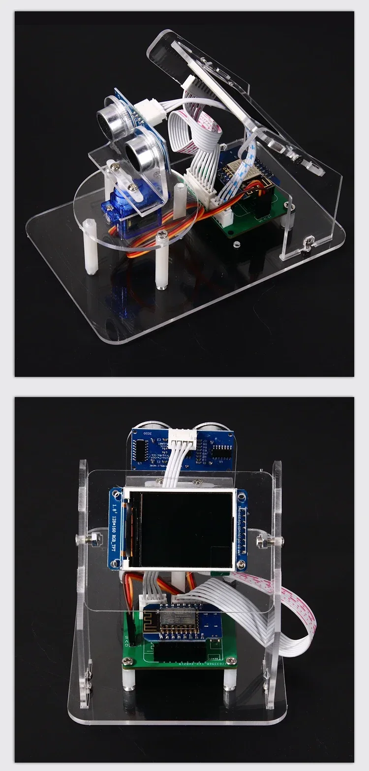 Programming Learning Kit Arduino Simulation Radar Ultrasonic Simulation Radar Scanner Maker DIY Student