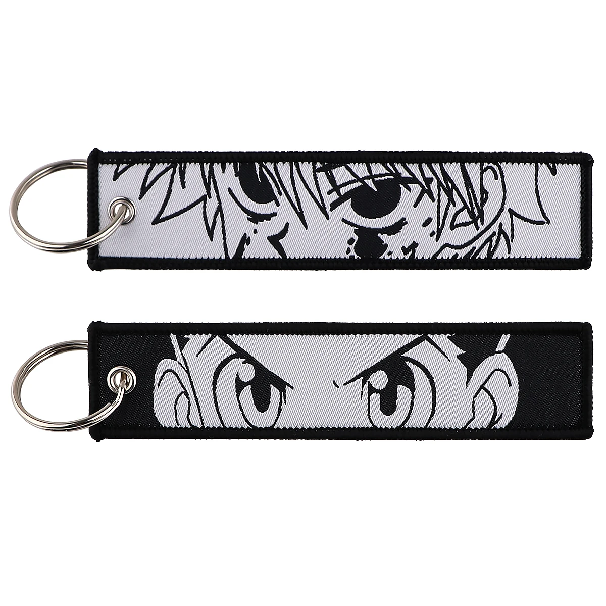 Gojo Satoru Cartoon-Schlüsselanhänger für Motorrad, Manga, Anime-Schlüsselanhänger für Männer, Geschenke und Autos, Schlüsselanhänger, Stickerei, Schlüssel, Modeschmuck