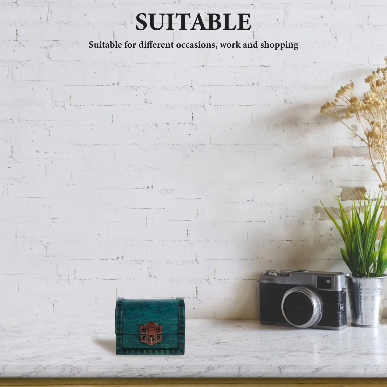 Kotak Perhiasan Kayu Antik, Kotak Kenangan Rustic yang Dapat Dikunci, Tempat Perhiasan, Kotak Cincin, Kotak Kenangan Kayu