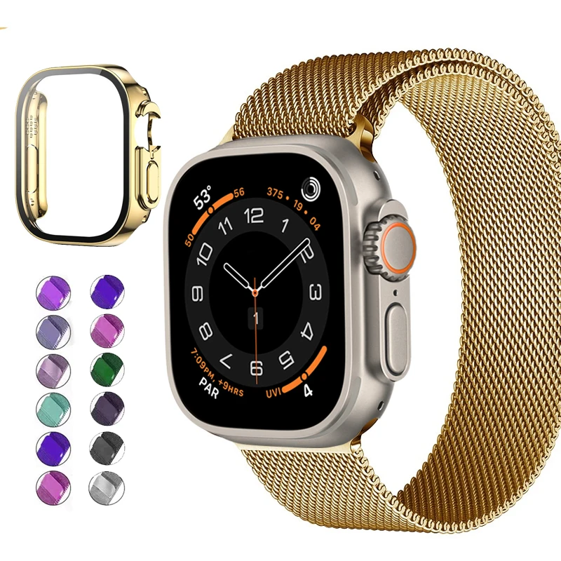 Milanese Loop Magnetic - Watch Case+Milanese Loop Strap For Apple