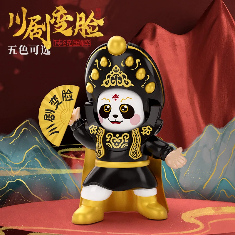 5pcs/set  Sichuan Opera Face Changing Dolls Figures Chinese Ornament Tradictional Culture Gift Children Funny Education Toys