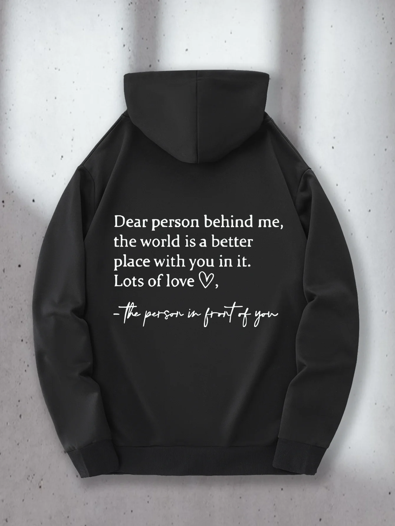 New Trend Letter Print Men Hooded Sweatshirt Autumn and Winter Daily Outdoor Sports All Build Fitness Leisure Warm Street Style