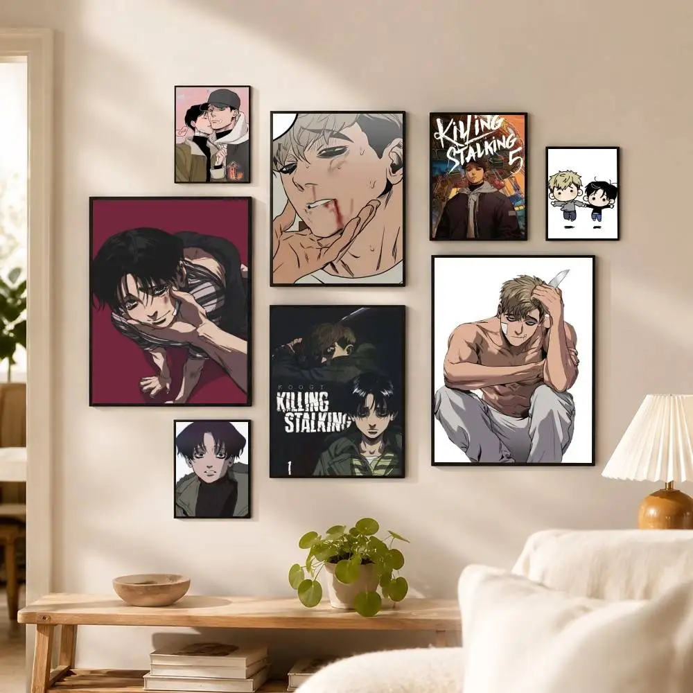 K-Killing S-Stalking Manhwa  Poster High Quality Dorm Living Room Aesthetic Wall Decoration Painting Stickers Gift