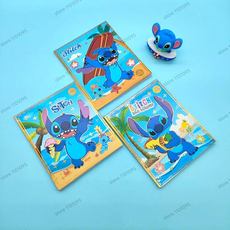 2pcs/lot Cute Stitch Paper Stickers Kawaii Disney DIY Diary Decorative Sticker Album Stick Stationery Office School Supplies