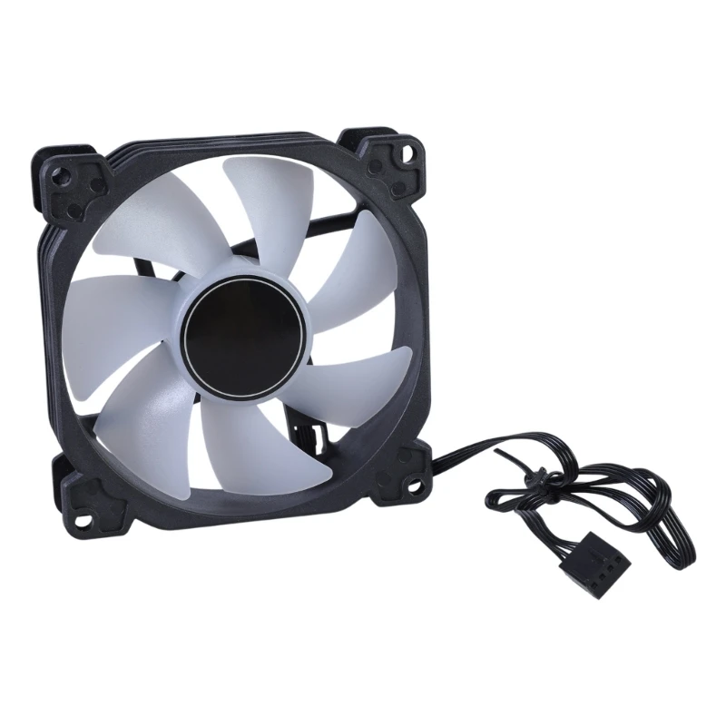 High Efficiency RGB CPU Radiator CPU Fan Motherboard Cooling Fan RGB 92mm PWM 4pin Quiet Chassis Cooling Dropsale