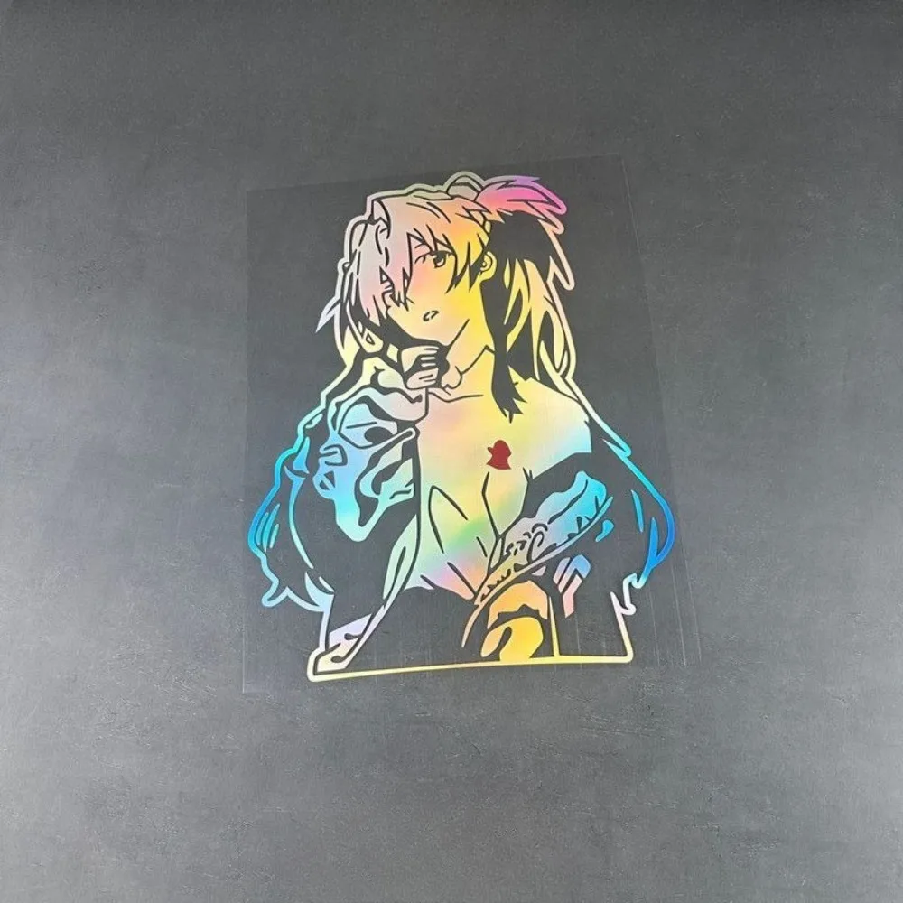 

NEON GENESIS EVANGELION Asuka Langley Soryu автомобильная индивидуальная модификация светоотражающие наклейки мультфильм аниме наклейки на мотоцикл