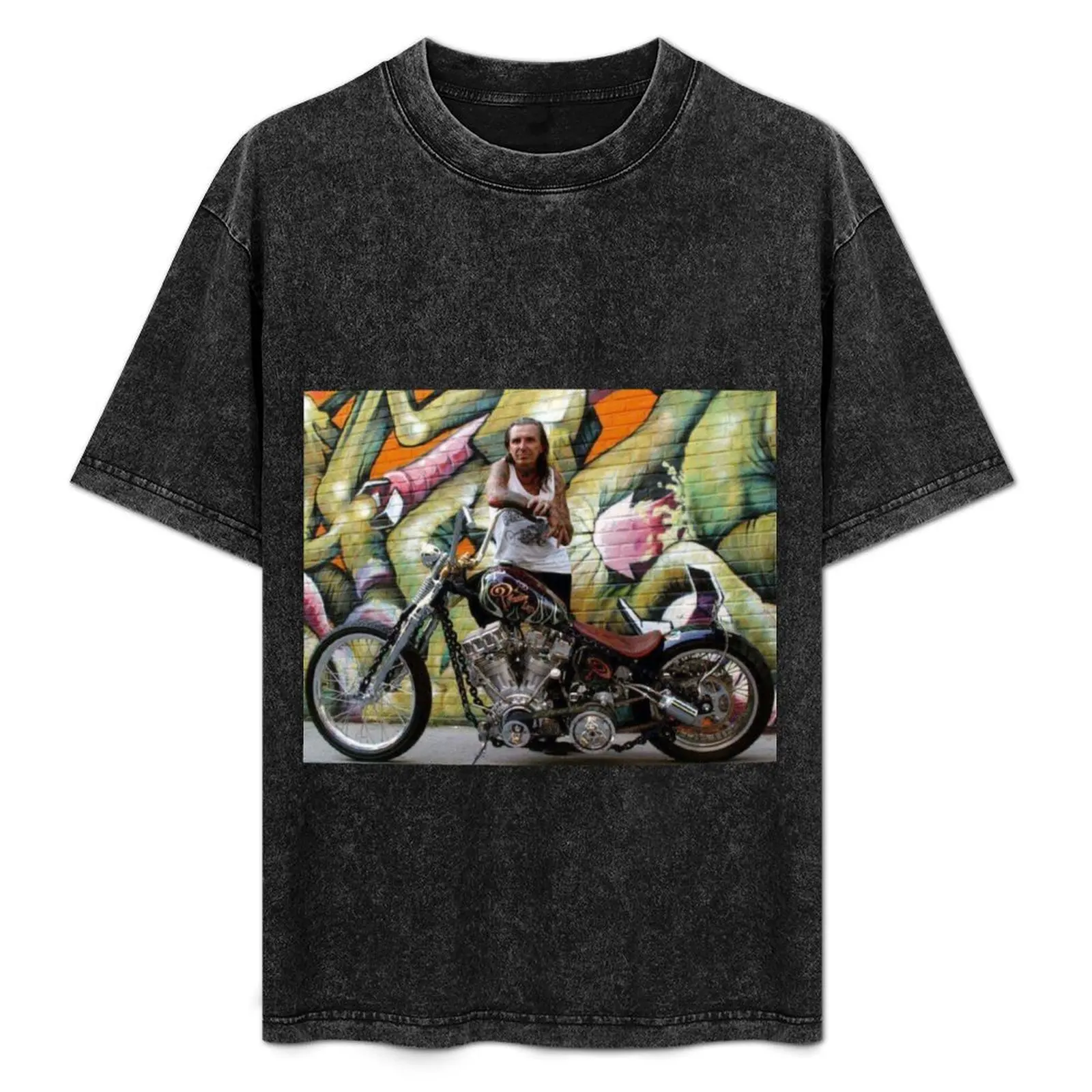 Indian Larry with Graffiti Wall T-Shirt custom shirt designer shirts mens designer t shirt