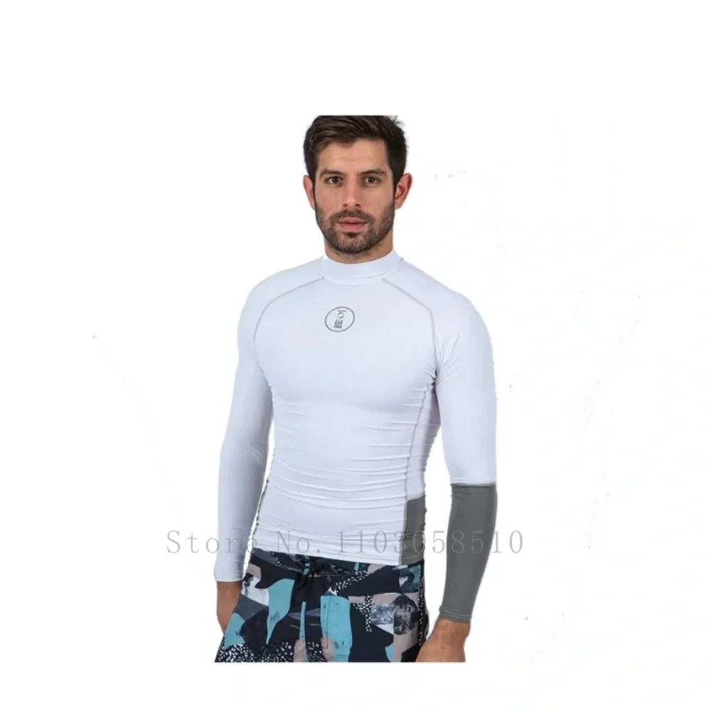 Fourth Element Men Surfing Sun Protection Diving Suit Anti Rash T-Shirt Swimsuit Tight Fitting Long Sleeved UV Resistant UPF50+