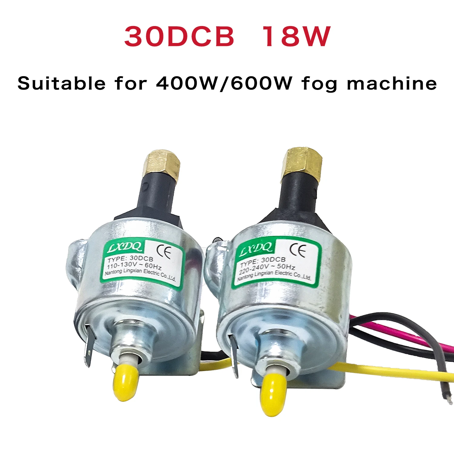 Smoke Oil Pump 55DCB 48W 40DCB 31W 30DCB 18W 110V or 220V Various Models for Fog Machine Parts Electromagnetic Pump