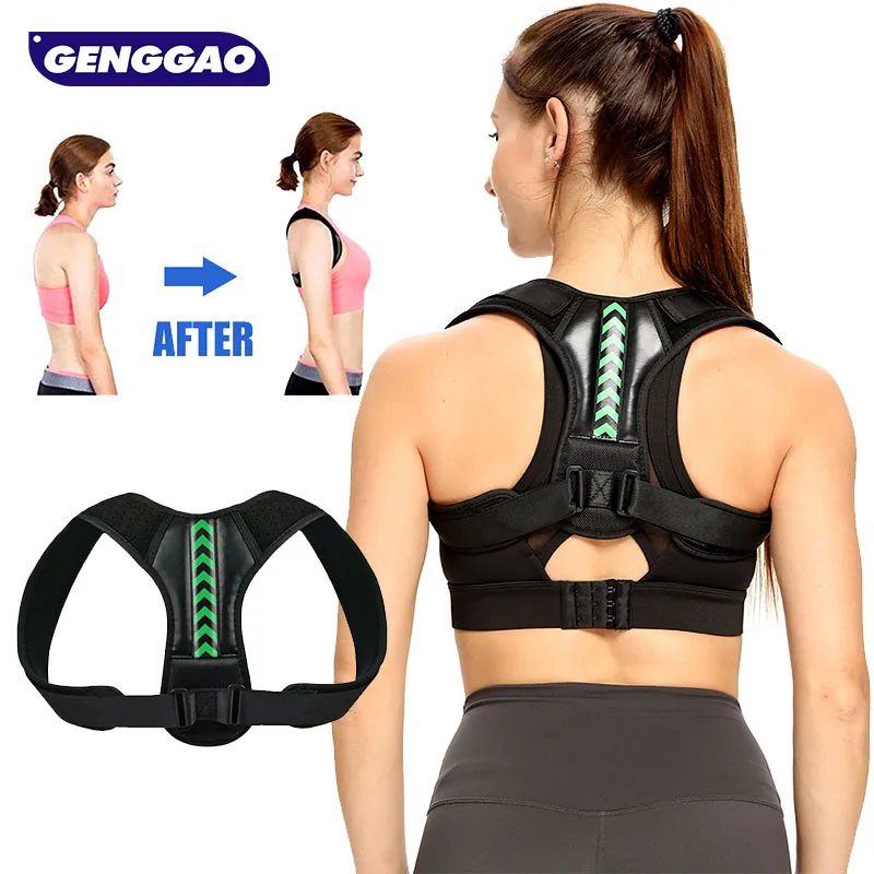 Posture Corrector For Men And Women - Adjustable Upper Back Brace For Clavicle To Support Neck, Back and Shoulder Universal Fit