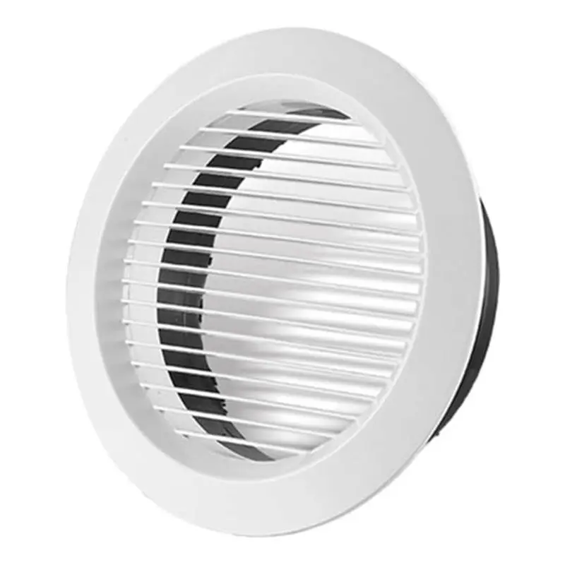 BABZ-4X Adjustable Round ABS Wall Vent Cover For Exhaust And Air Circulation,Ideal For Ceiling,Efficient Air Volume Control
