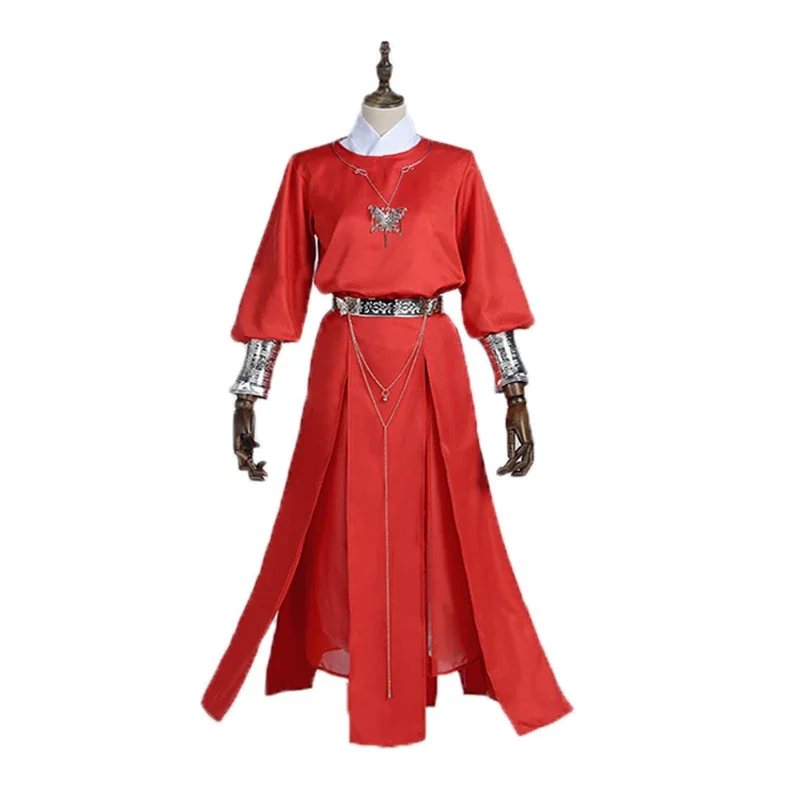 Hua Cheng Cosplay Tian Guan Ci Fu Black Long Costmes All Set