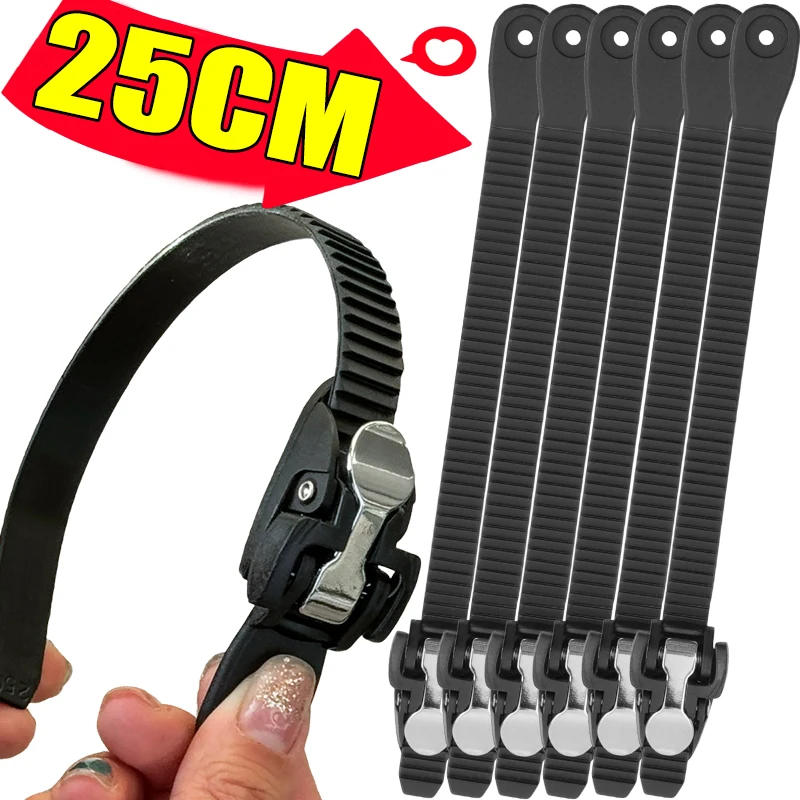 Multi-Purpose 25cm Heavy Duty Metal Ratchet Buckle for Outdoor Ratchet Sling Ultimate Grip Adjustable Lock Buckle Fix Accessory