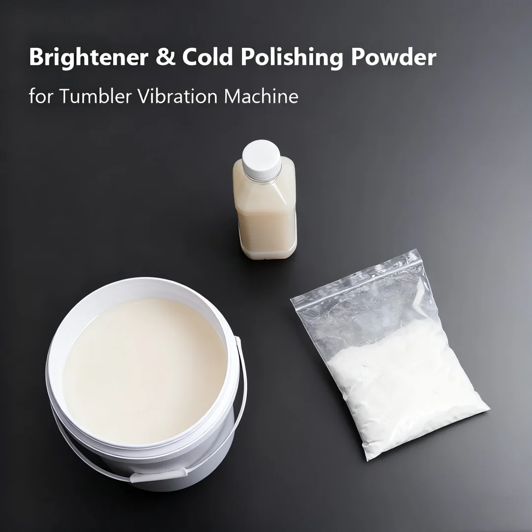 250/1000ml Brightener Cold Polishing Powder For Tumbler Vibration Machine Metal Deburring Jadeite Jade Mirror Polishing Material